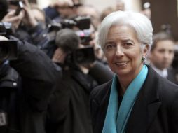 La directora del FMI, Christine Lagarde, busca una solución creíble para Grecia a la hora de negociar los términos del rescate. EFE  /