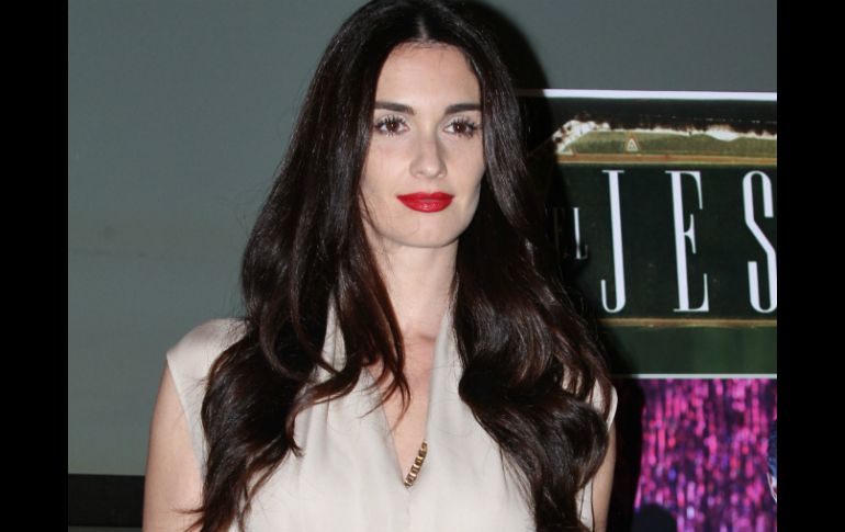 La actriz española Paz Vega durante la presentación de la película ''El Jesuita''. EL UNIVERSAL  /