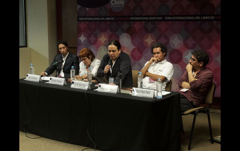 La conferencia Latinoamérica Viva tuvo lugar en el Salón Juan José Arreola en el marco de la FIL 2012.  /