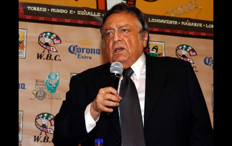 José Sulaimán, presidente del CMB. MEXSPORT  /