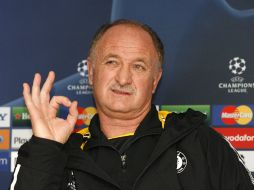 Luiz Felipe Scolari sería el nuevo timonel del seleccionado brasileño a partir de mañana. AFP  /