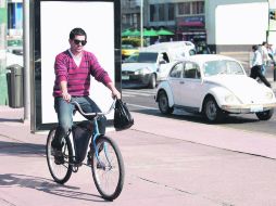 CENTRO DE GUADALAJARA. El préstamo de bicicletas por parte de varias organizaciones es una de las opciones para los tapatíos.  /