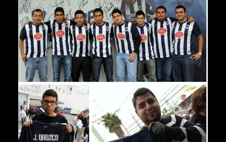 Los aficionados que adquirieron la playera recibieron un paquete conmemorativo. Imagen de @Rayados.com. ESPECIAL  /