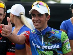 Contador es el único ciclista español ganador de Tour, Giro y Vuelta. ARCHIVO  /