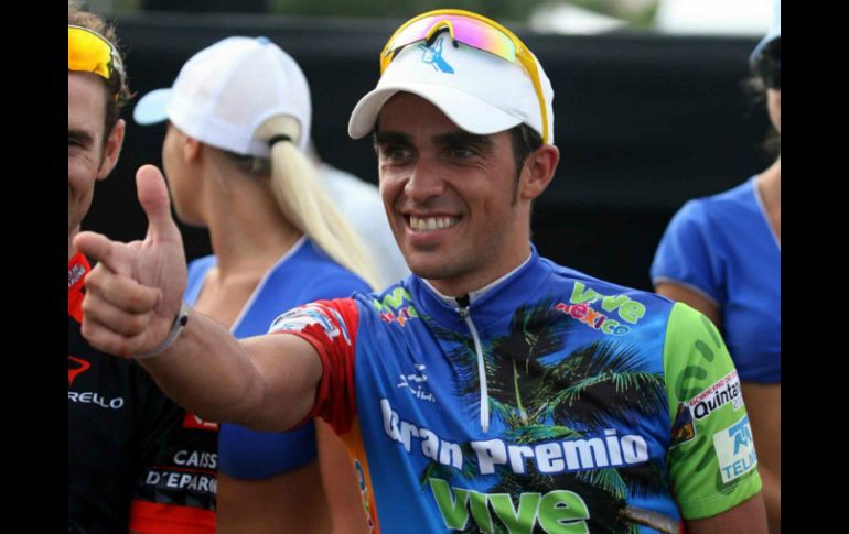 Contador es el único ciclista español ganador de Tour, Giro y Vuelta. ARCHIVO  /