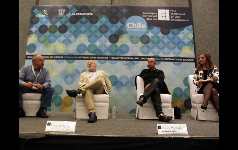 Benito Taibo, Fernando Savater, Mario Bellatin y Claudia Amengual.  /