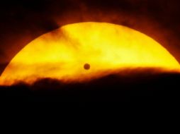 Tránsito del planeta venus frente al Sol el pasado 6 de junio. ARCHIVO  /