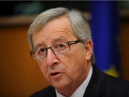 El presidente del Eurogrupo, Jean-Claude Juncker, confía en que Grecia salga de la reunión con el desembolso acordado. AFP  /