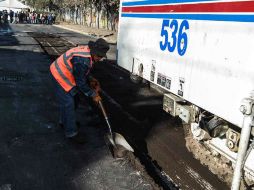 Las máquinas primero deberán levantar el asfalto y la base hidráulica, para después incorporar la nueva carpeta.  /