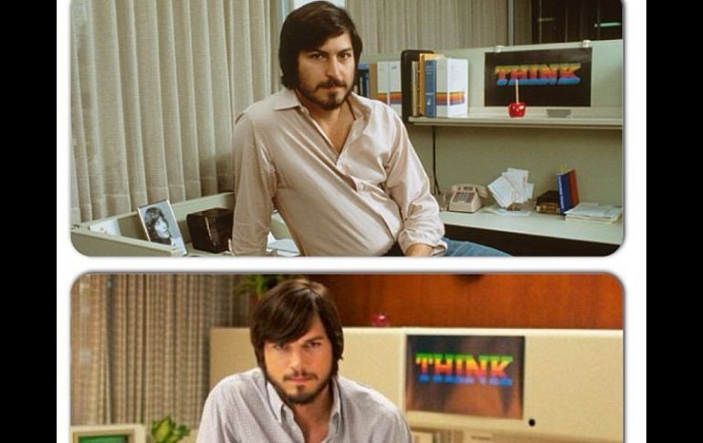 Ashton Kutcher tomó el reto de interpretar al genial Steve Jobs en cine. ARCHIVO  /