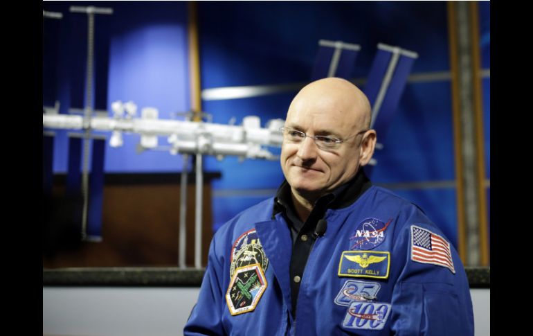 Scott Kelly sería el astronauta estadounidense que más tiempo pase en el espacio. AP  /