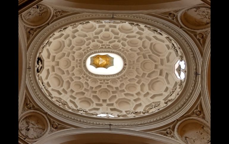 Bóveda de San Carlino, obra del arquitecto italiano Borromini. ARCHIVO  /