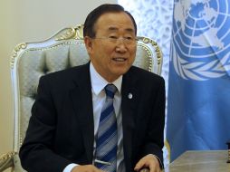 El secretario general de la ONU, Ban Ki-moon externa su preocupación sobre la situación en Siria. AFP  /