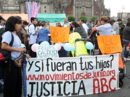 Una de las manifestaciones realizadas por deudos. ARCHIVO  /