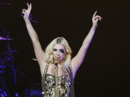 Ke$ha actualmente promociona su más reciente disco ''Warrior''. REUTERS  /