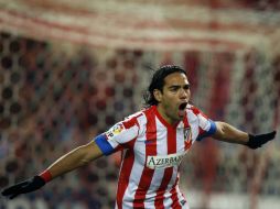 El ''Tigre'' llevó al Atlético a la victoria en la más reciente Europa League. REUTERS  /