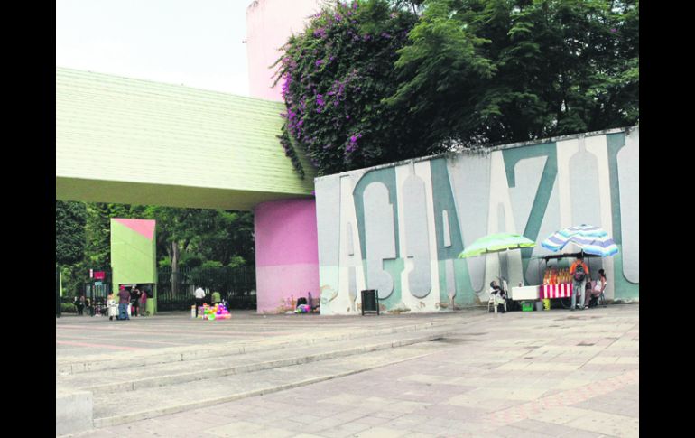 Entrada al parque Agua Azul. La zona de esta área verde también es una prioridad para los planes de desarrollo de 2013.  /