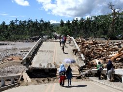 Las autoridades filipinas anunciaron que ya suman 647 los muertos causados por el tifón que asoló la semana pasada. XINHUA  /