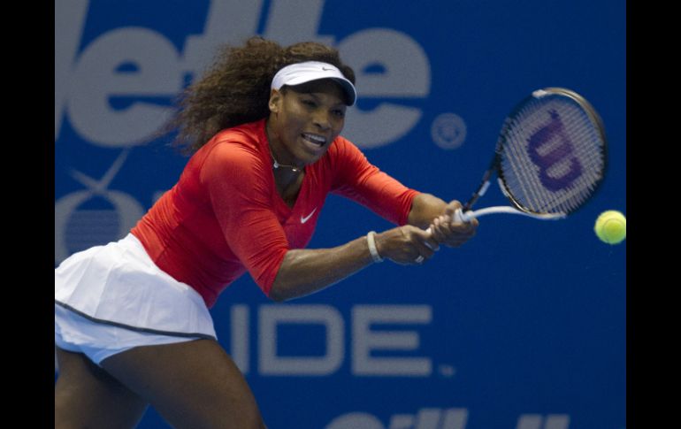 Significa mucho ser nombrada mejor jugadora mundial por tercera ocasión'', expresa la estadounidense Serena Williams. ARCHIVO  /