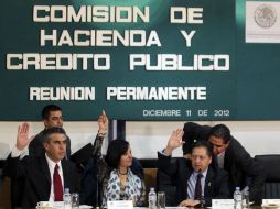 La Comisión de Hacienda analiza la Ley de Ingresos de la Federación para 2013. EL UNIVERSAL  /