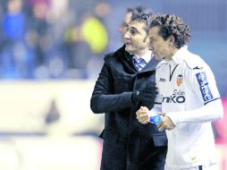 el técnico Ernesto Valverde mandó a la cancha al tapatío Andrés Guardado a jugar los últimos minutos, para sellar el resultado. EFE  /