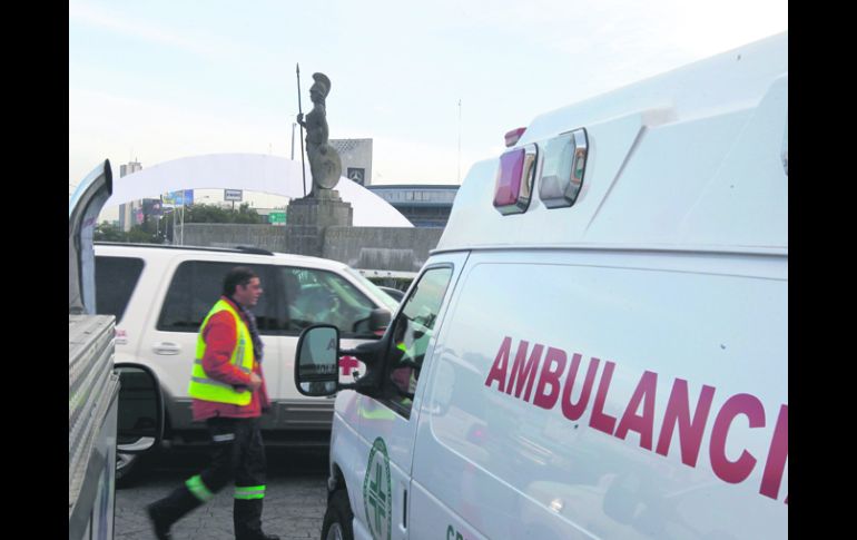 BANDERAZO. La Glorieta Minerva fue el punto de arranque simbólico del operativo de fin de año.  /