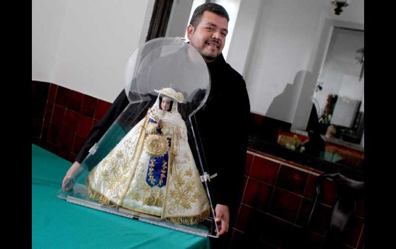 Fray Gilberto insistió en que este festejo pretende subrayar el título original de La Generala: la Virgen de la Expectación.  /