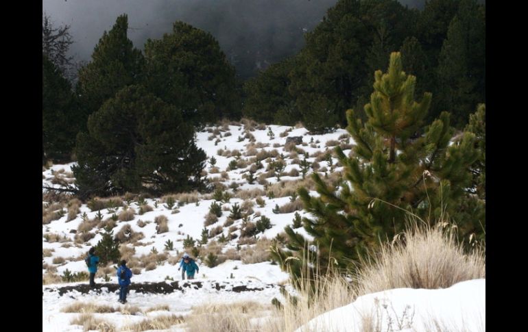 El rescate se complicó por las condiciones climáticas de la zona. ARCHIVO  /