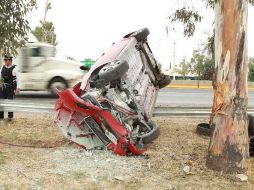 El excesop de velocidad propicia los accidentes. ARCHIVO  /