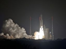 El lanzamiento se realizó desde la Guyana Francesa. AFP - CNES-CPK - S MARTIN  /