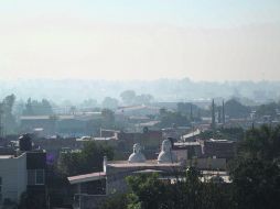 La zona de Las Pintas vivió, al menos, 21 horas seguidas de precontingencia ambiental, con registros de hasta 150 imecas.  /