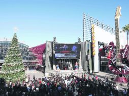 Abarrotado. El Anfiteatro Gibson se llenó para celebrar el homenaje a la cantante fallecida la semana pasada. AFP  /