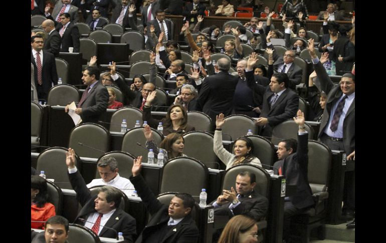 La Cámara de Diputados aprobó en lo general el Presupuesto de Egresos de la Federación 2013. ARCHIVO  /