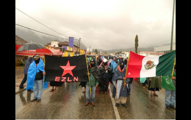 El Ejército Zapatista de Liberación Nacional se manifestó en el cambio de era maya para pronunciarse sobre el retorno del PRI. EFE  /