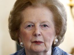 La ex primera ministra británica Margaret Thatcher se recupera tras ser operada. ARCHIVO  /