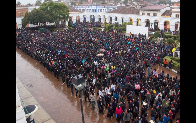 Las movilizaciones se desarrollaron en términos absolutamente pacíficos y de orden. XINHUA  /