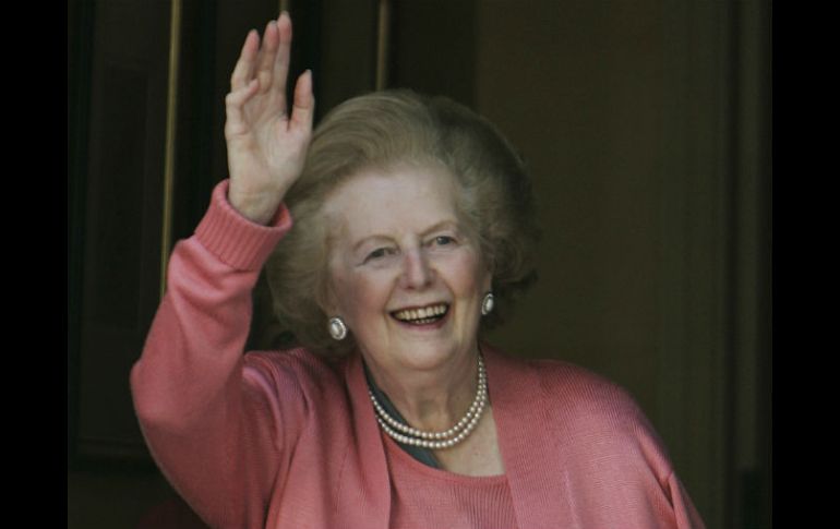 Thatcher es la única mujer que ha sido primera ministra en el Reino Unido. AP  /