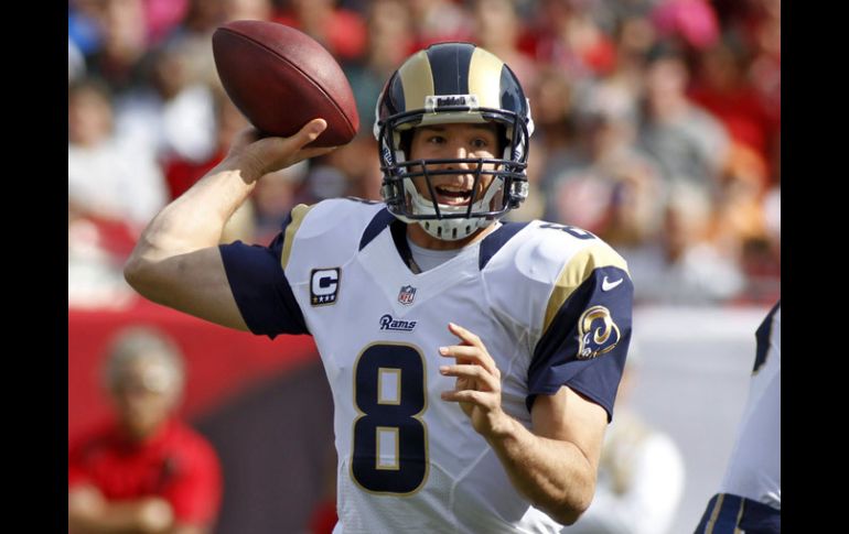 Sam Bradford suma otra victoria con los Carneros. AP  /