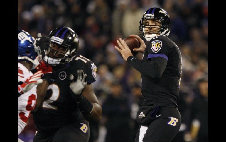 Joe Flacco lanzó para 309 yardas y dos touchdowns. REUTERS  /