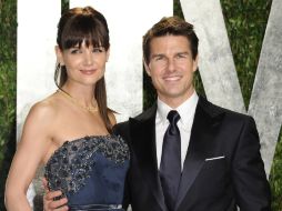 Una de las historias de amor más atractivas del espectáculo fue la de Tom Cruise y Katie Holmes, quienes se casaron en 2006. ARCHIVO  /