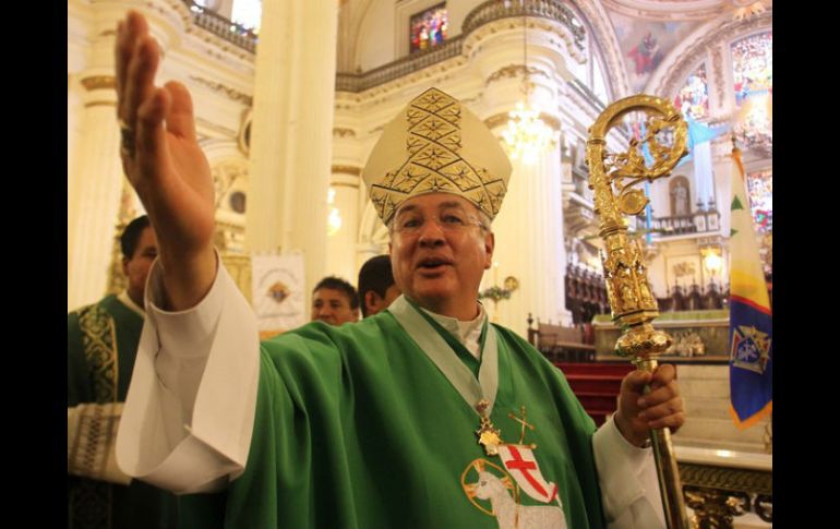 Robles Ortega celebró la nochebuena en compañía de los alumnos del Seminario Mayor de Guadalajara. ARCHIVO  /