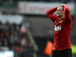 Rooney está afectado de un ligamento de una rodilla. ARCHIVO  /