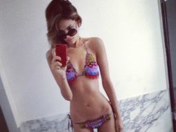 Eiza subió a su cuenta de Instagram imágenes en bikini que causaron polémica por su aspecto físico. ESPECIAL INSTAGRAM  /