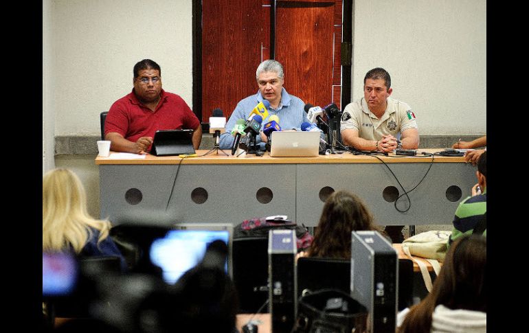 Rueda de prensa de Protección Civil y Seguridad Pública de Zapopan.  /