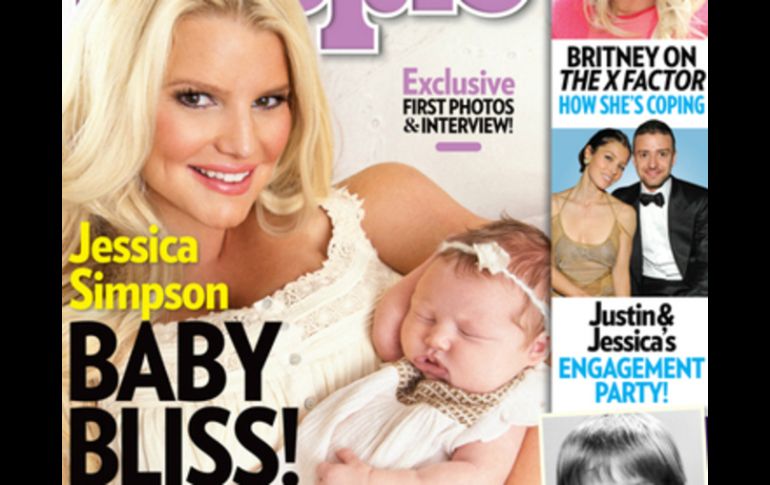 La actriz y cantante estadunidense Jessica Simpson fue madre primeriza. ARCHIVO  /