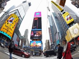 Espectáculo, mucha gente, buenos deseos y seguridad extrema para esta fiesta de Año Nuevo en Times Square. AFP  /