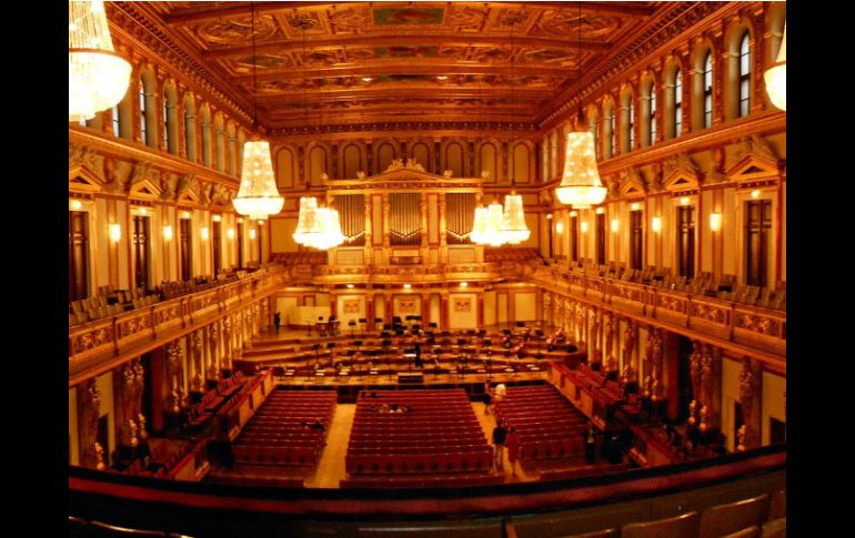 La bella música de los compositores inundarán la Sala Dorada del Musikverein en Viena. ESPECIAL  /