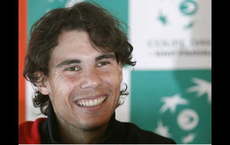 Rafael Nadal, quien no juega en Doha debido a un virus estomacal. ARCHIVO  /