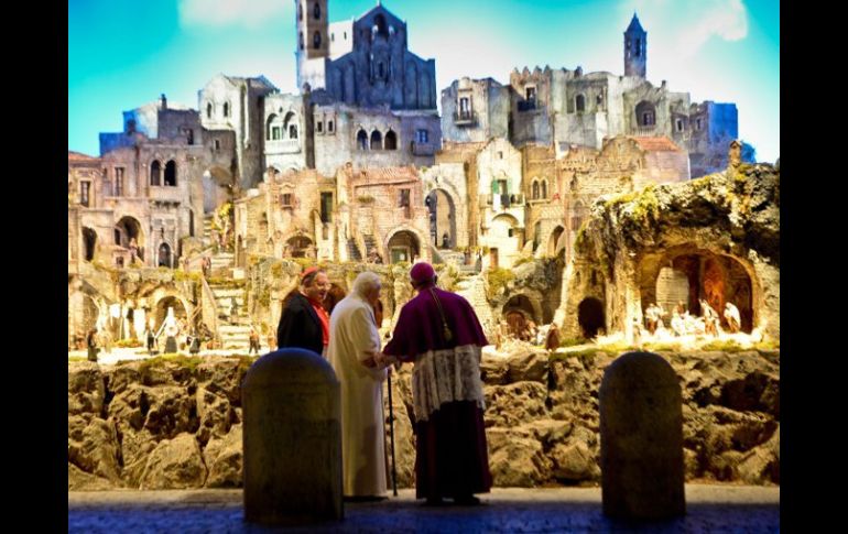 Fue la sureña región italiana de la Basilicata la encargada de donar al Papa la obra. AFP  /