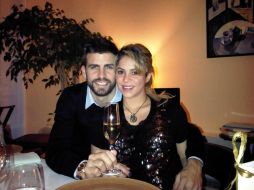 Shakira y Gerard Piqué dan la bienvenida al 2013. ESPECIAL TWITTER  /